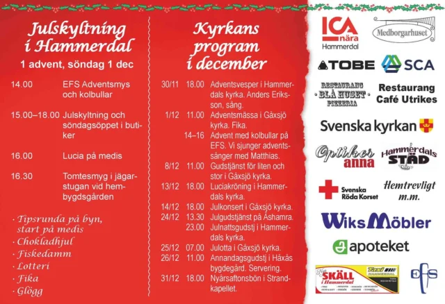 Vi ses vell ? 🎅 🎄🎅🎄 15-18 idag 1a advent 🕯️